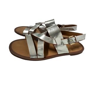 H&M Silver Strappy Sandals